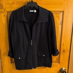 NWOT-Croft & Barrow Black Utility Jacket